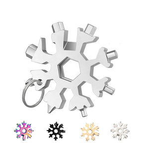 18-In-1 Stainless Steel Snowflakes Multi-Tool